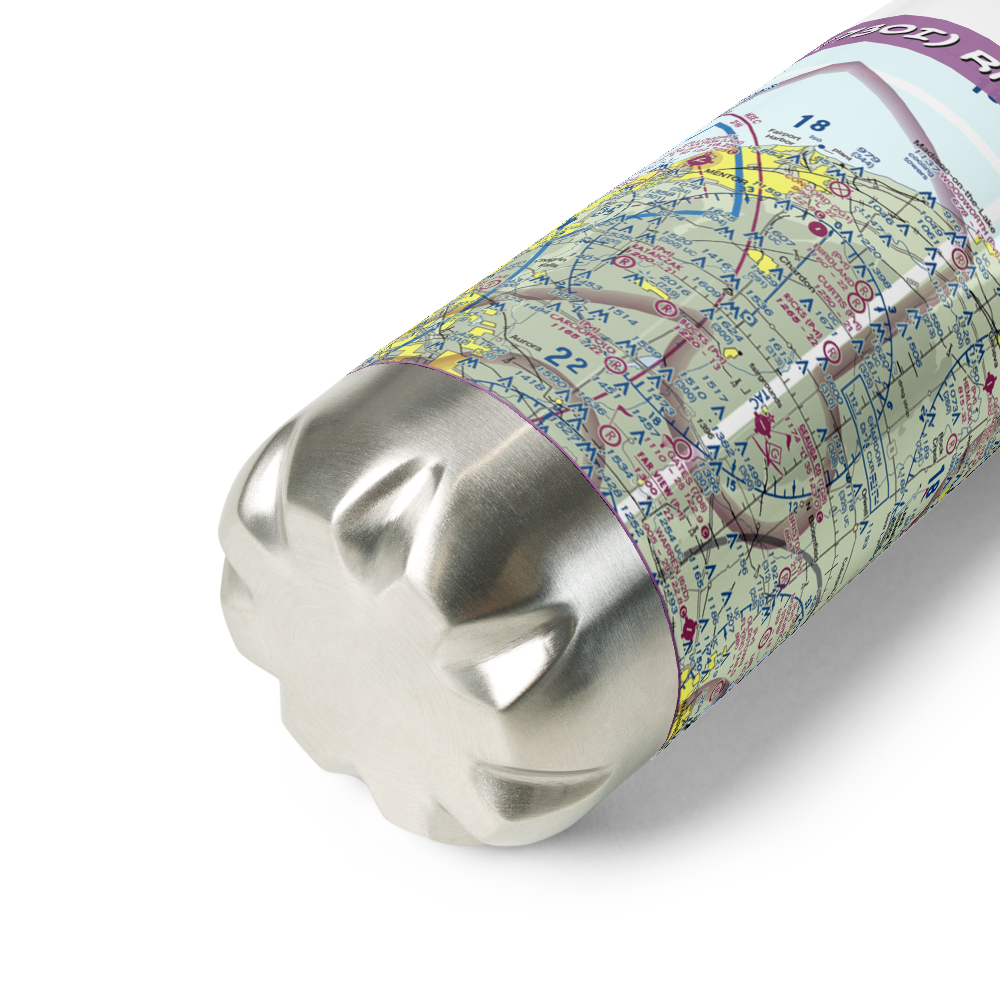 Rick's Airport (73OI) VFR Sectional Water Bottle 