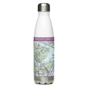 Benton Farm Airport (74NC) VFR Sectional Water Bottle