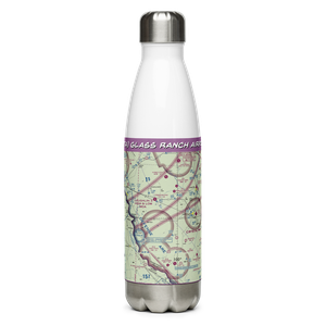 Glass Ranch Airport (74TA) VFR Sectional Water Bottle