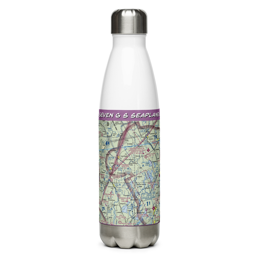 Seven G S Seaplane Base (75B) VFR Sectional Water Bottle 