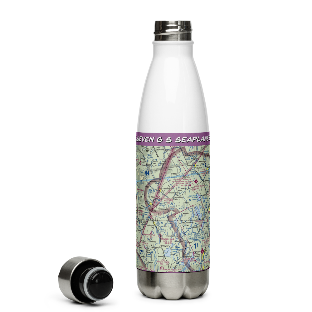 Seven G S Seaplane Base (75B) VFR Sectional Water Bottle 