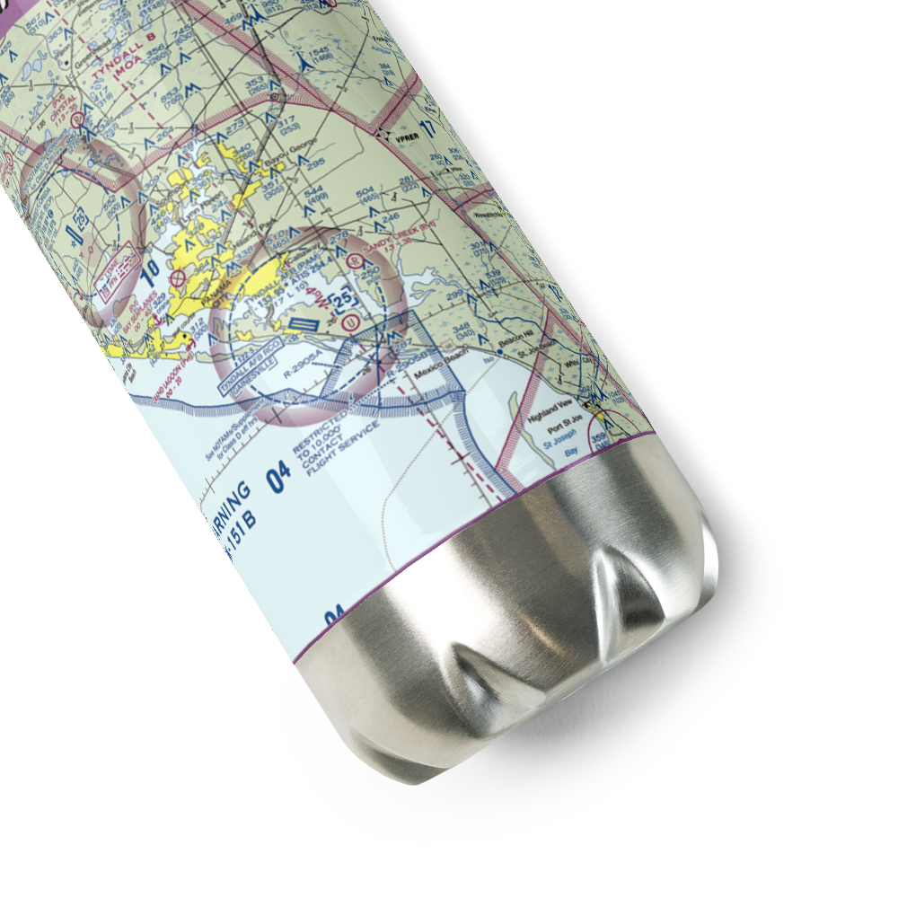 Sandy Creek Airpark (75FL) VFR Sectional Water Bottle 