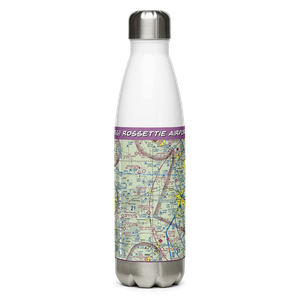 Rossettie Airport (75G) VFR Sectional Water Bottle