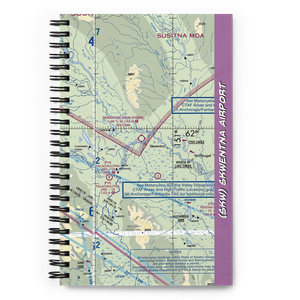 Skwentna Airport (SKW) VFR Sectional Notebook