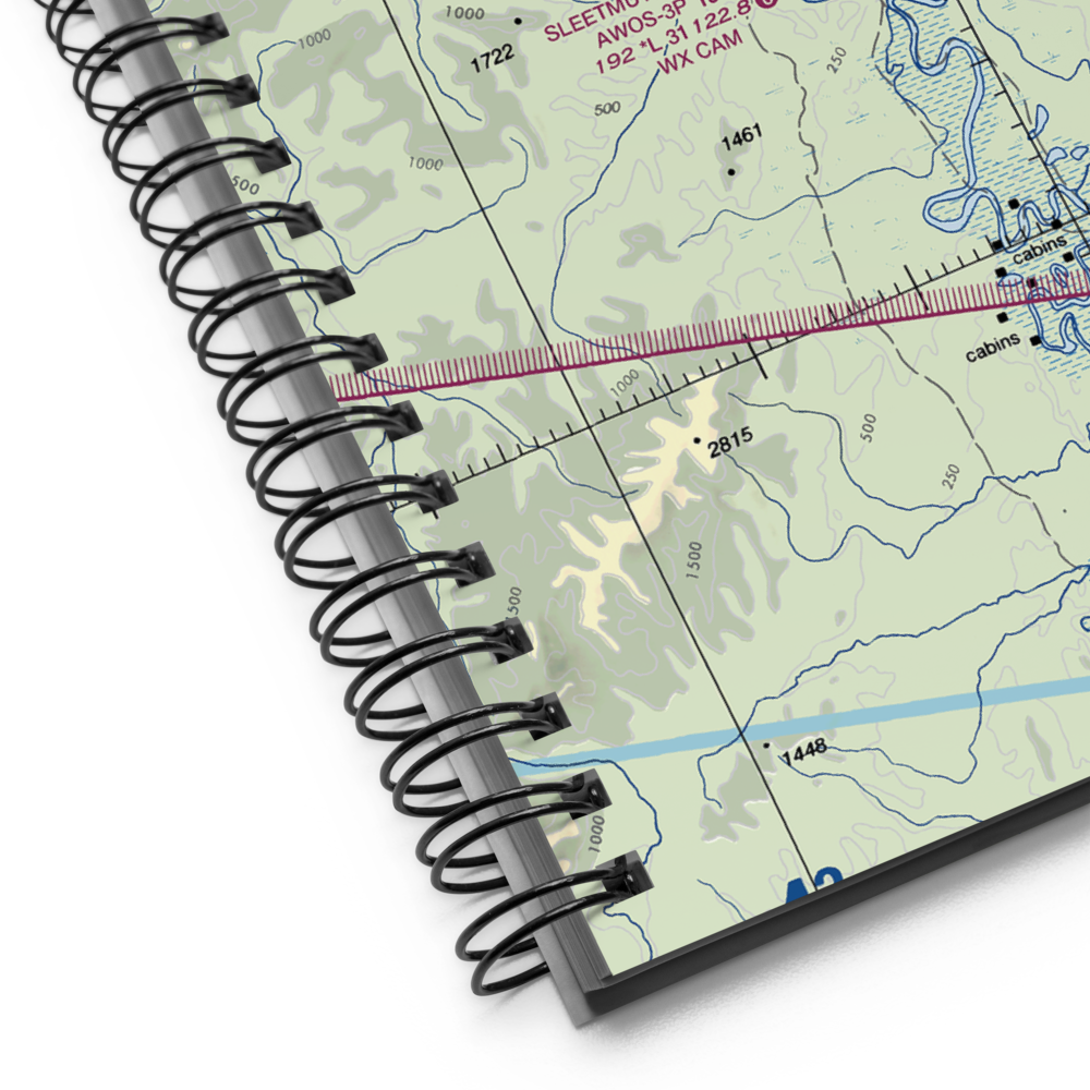 Sleetmute Airport (SLQ) VFR Sectional Notebook 