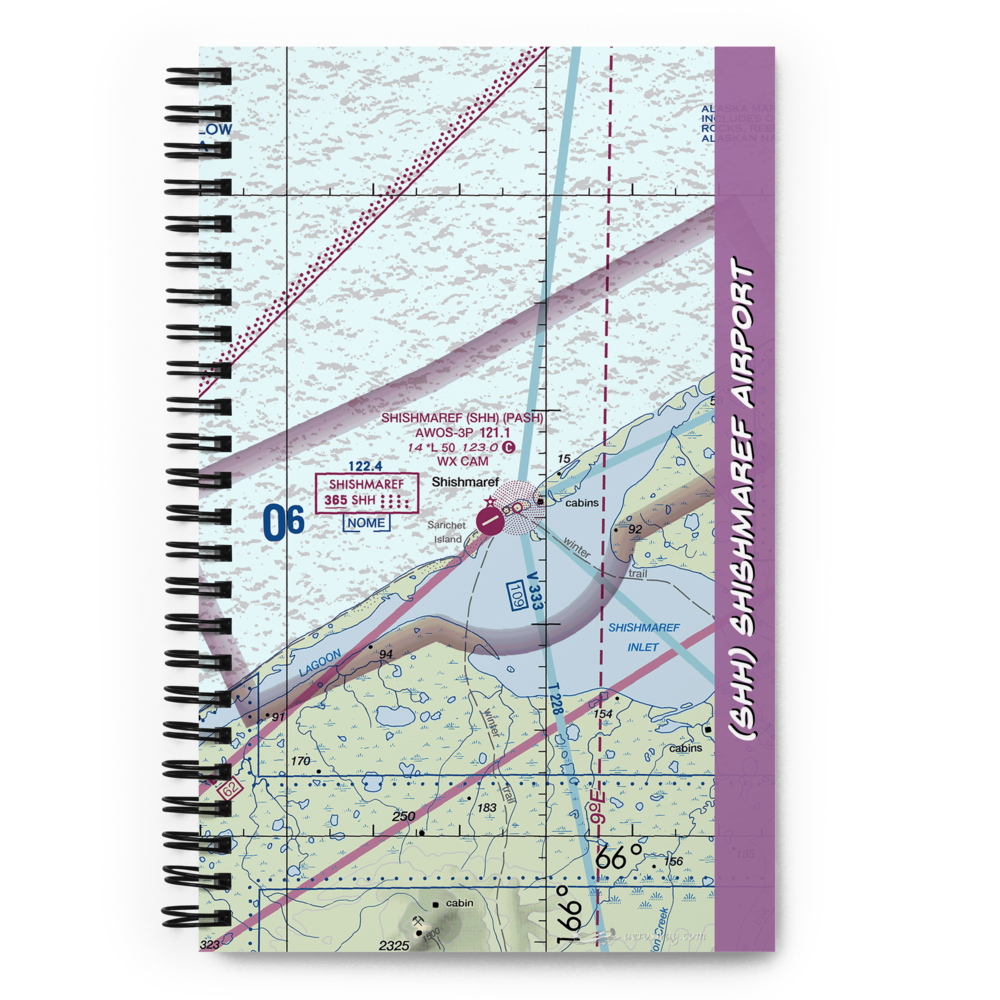 Shishmaref Airport (SHH) VFR Sectional Notebook 
