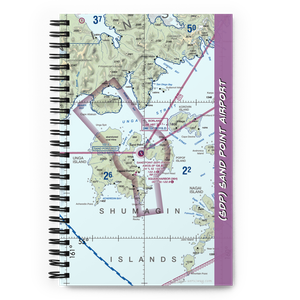 Sand Point Airport (SDP) VFR Sectional Notebook