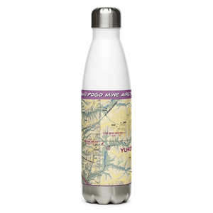Pogo Mine Airstrip (76AK) VFR Sectional Water Bottle