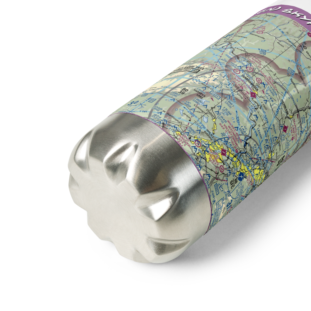Skyhaven Airport (76N) VFR Sectional Water Bottle 