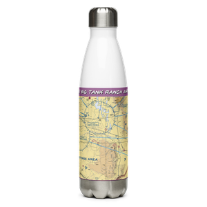 Big Tank Ranch Airport (76TE) VFR Sectional Water Bottle