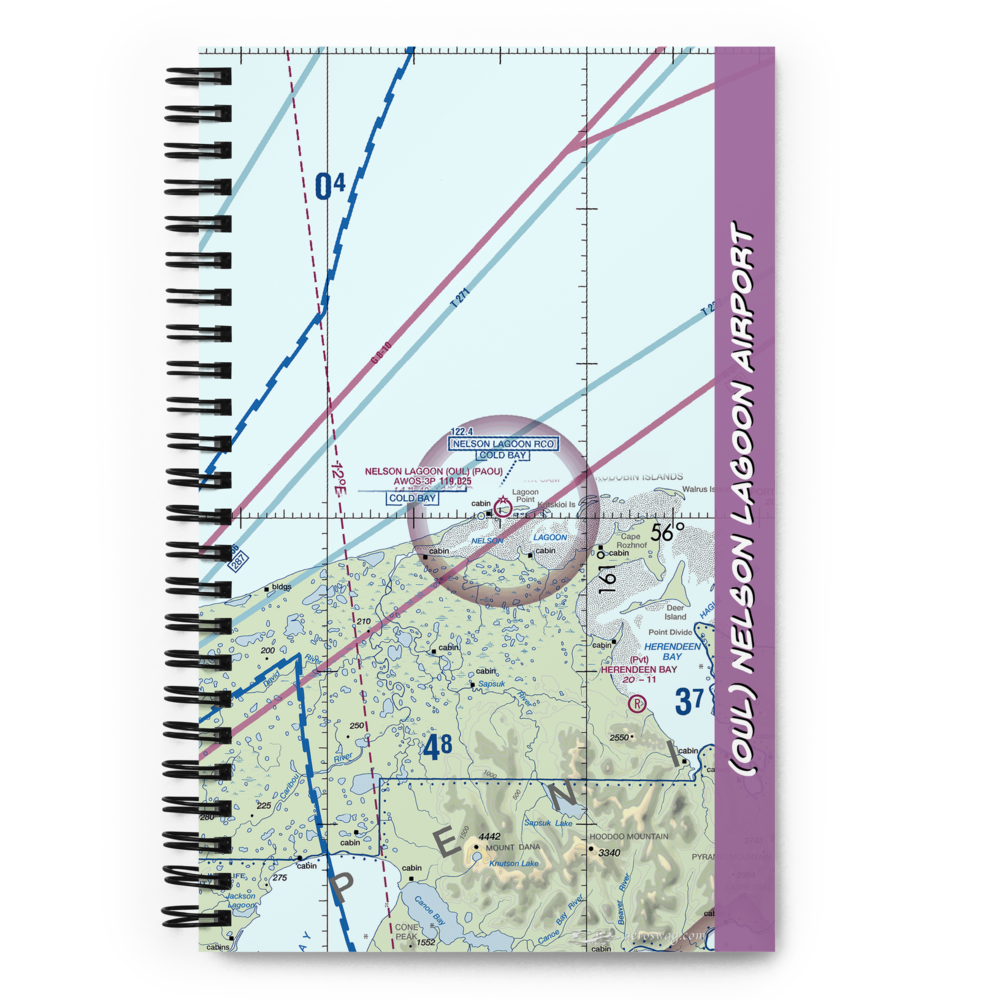 Nelson Lagoon Airport (OUL) VFR Sectional Notebook 