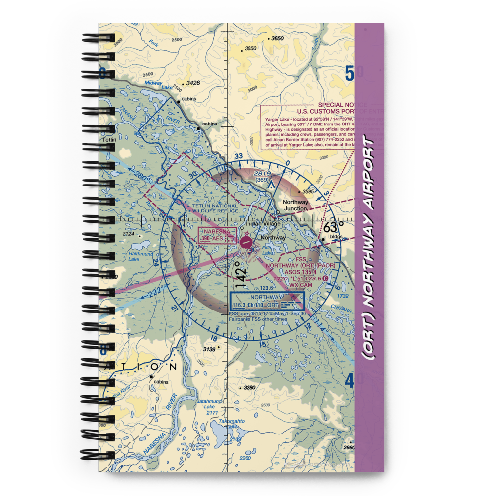 Northway Airport (ORT) VFR Sectional Notebook 
