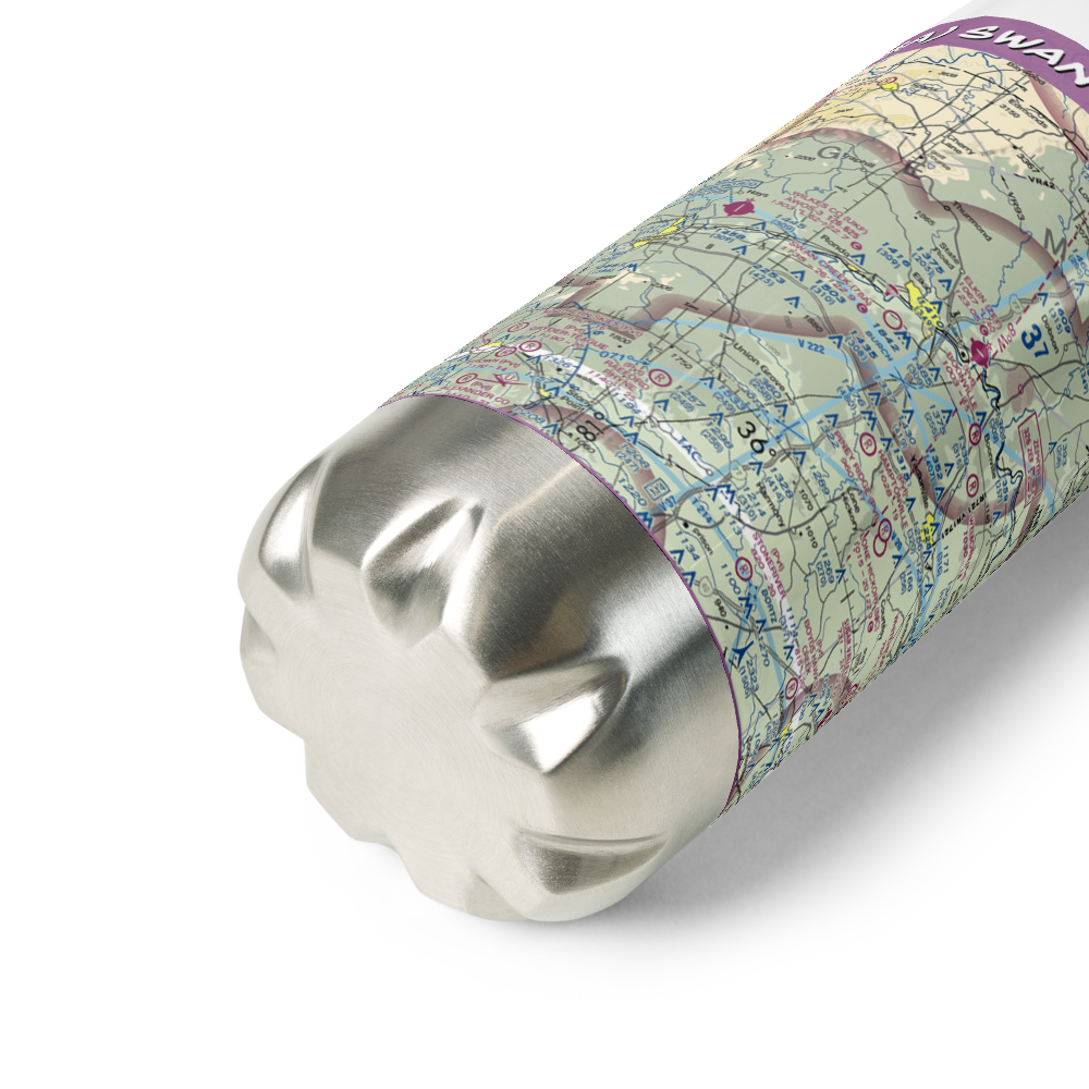 Swan Creek Airport (78A) VFR Sectional Water Bottle 