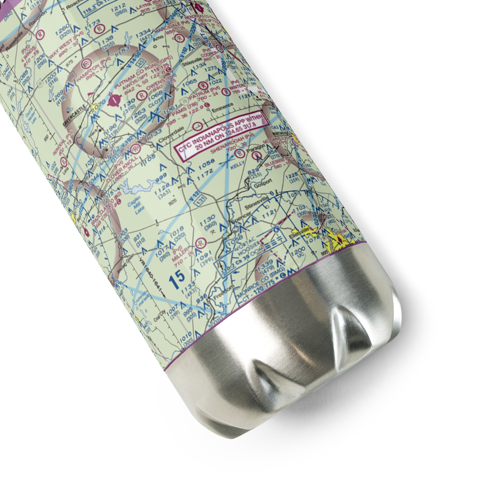 Pam's Place Airport (78I) VFR Sectional Water Bottle 