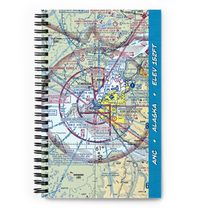 Ted Stevens Anchorage International Airport (ANC) VFR Sectional Notebook