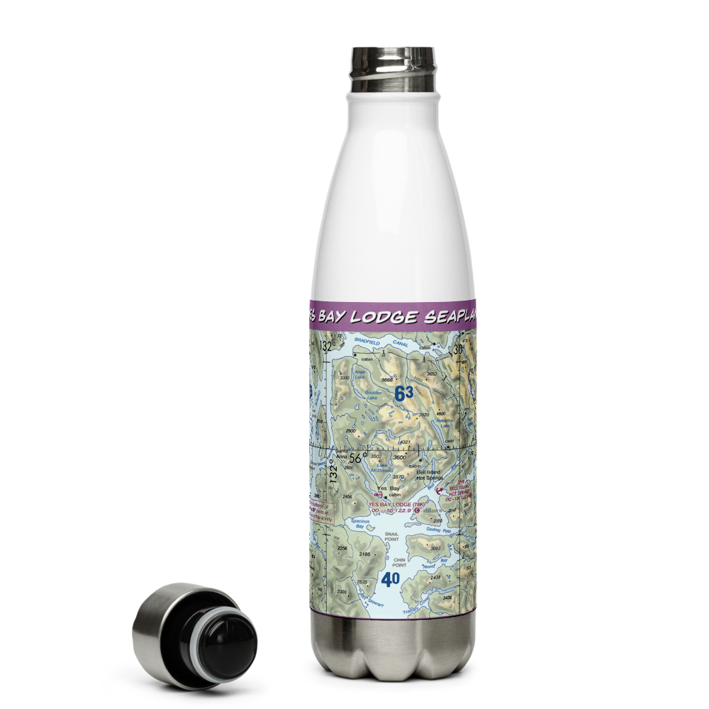 Yes Bay Lodge Seaplane Base (78K) VFR Sectional Water Bottle 
