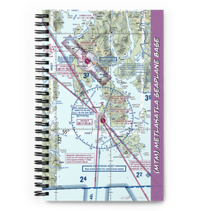 Metlakatla Seaplane Base (MTM) VFR Sectional Notebook