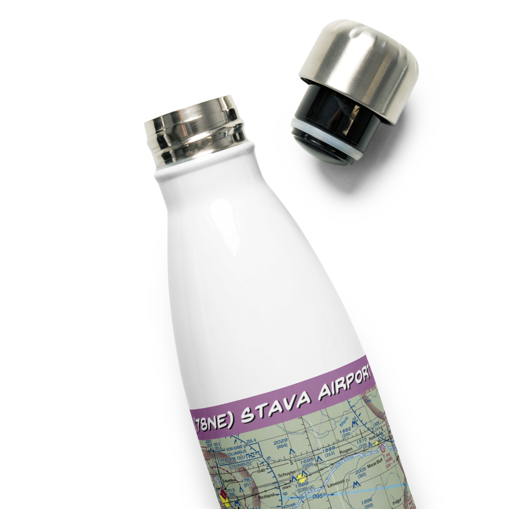 Stava Airport (78NE) VFR Sectional Water Bottle 