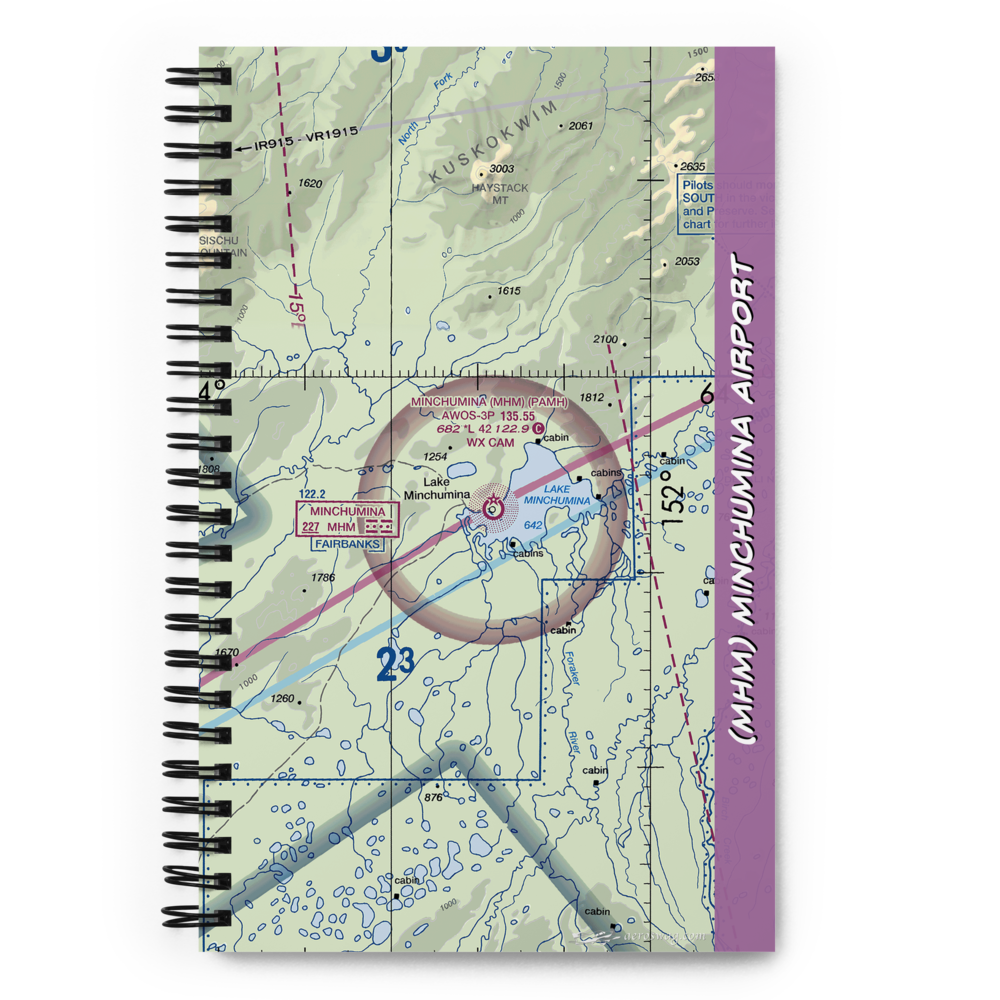 Minchumina Airport (MHM) VFR Sectional Notebook 