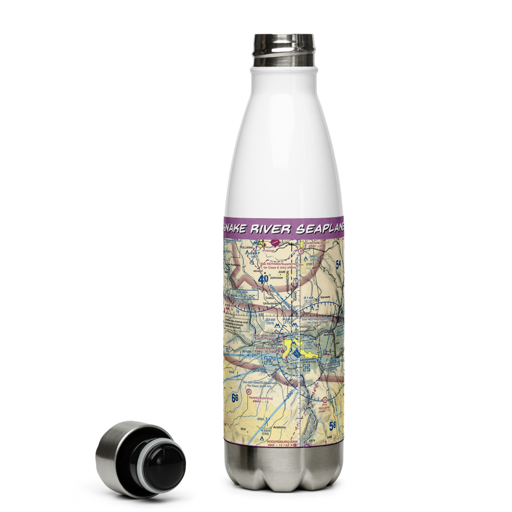 Snake River Seaplane Base (78U) VFR Sectional Water Bottle 