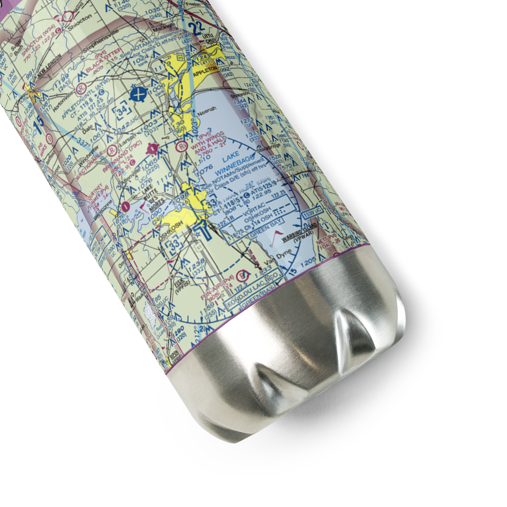 Brennand Airport (79C) VFR Sectional Water Bottle 