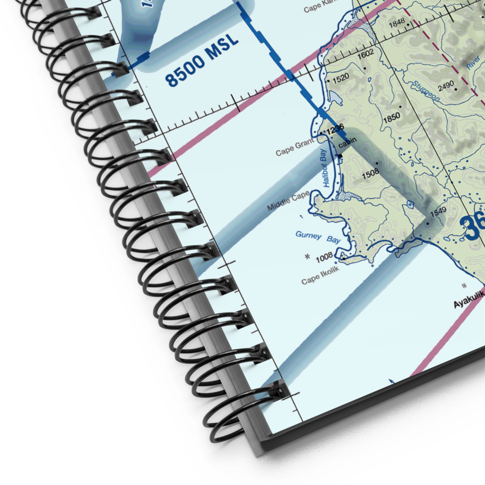 Karluk Airport (KYK) VFR Sectional Notebook 