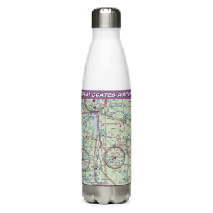 Coates Airport (79GA) VFR Sectional Water Bottle