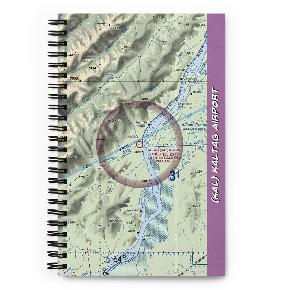 Kaltag Airport (KAL) VFR Sectional Notebook 