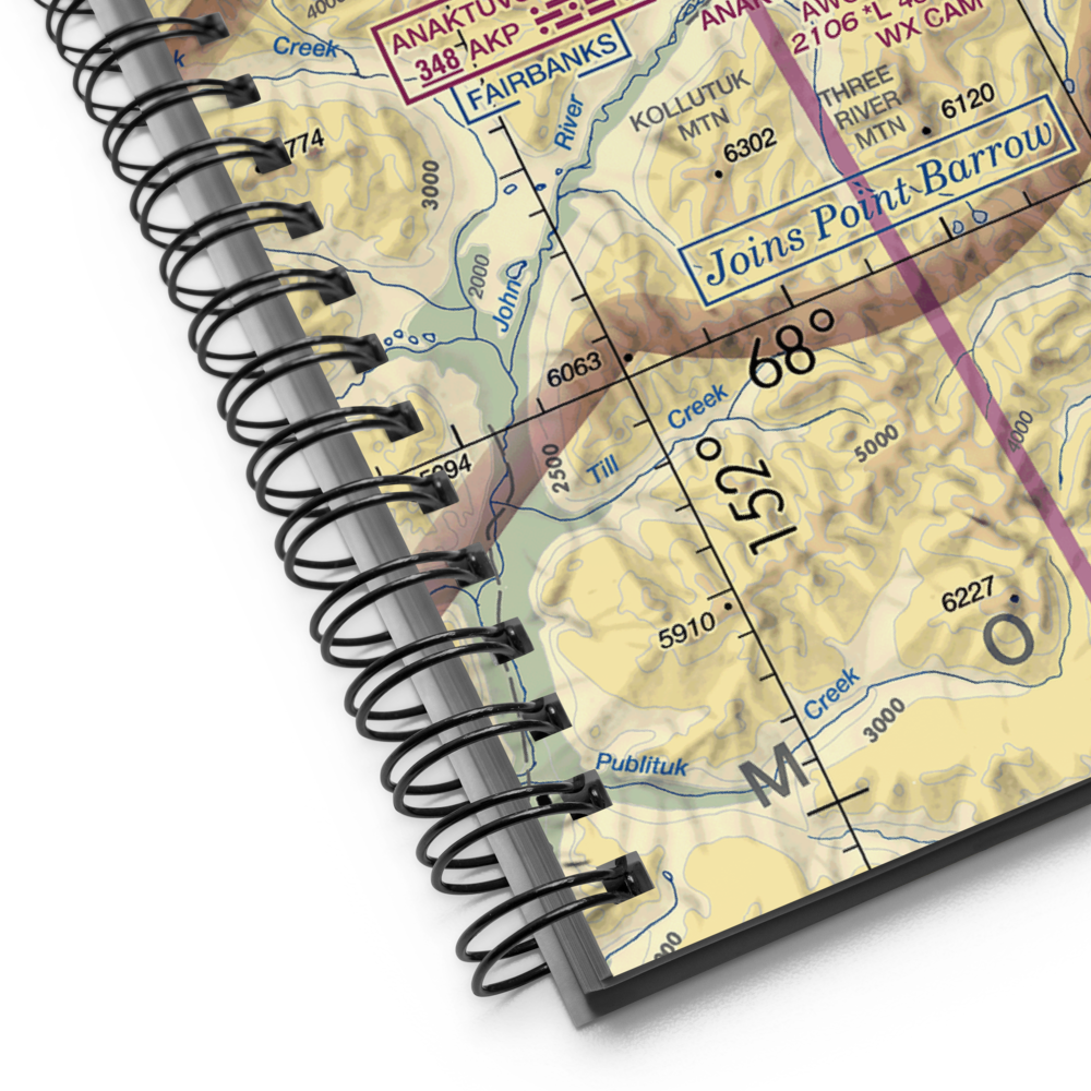 Anaktuvuk Pass Airport (AKP) VFR Sectional Notebook 