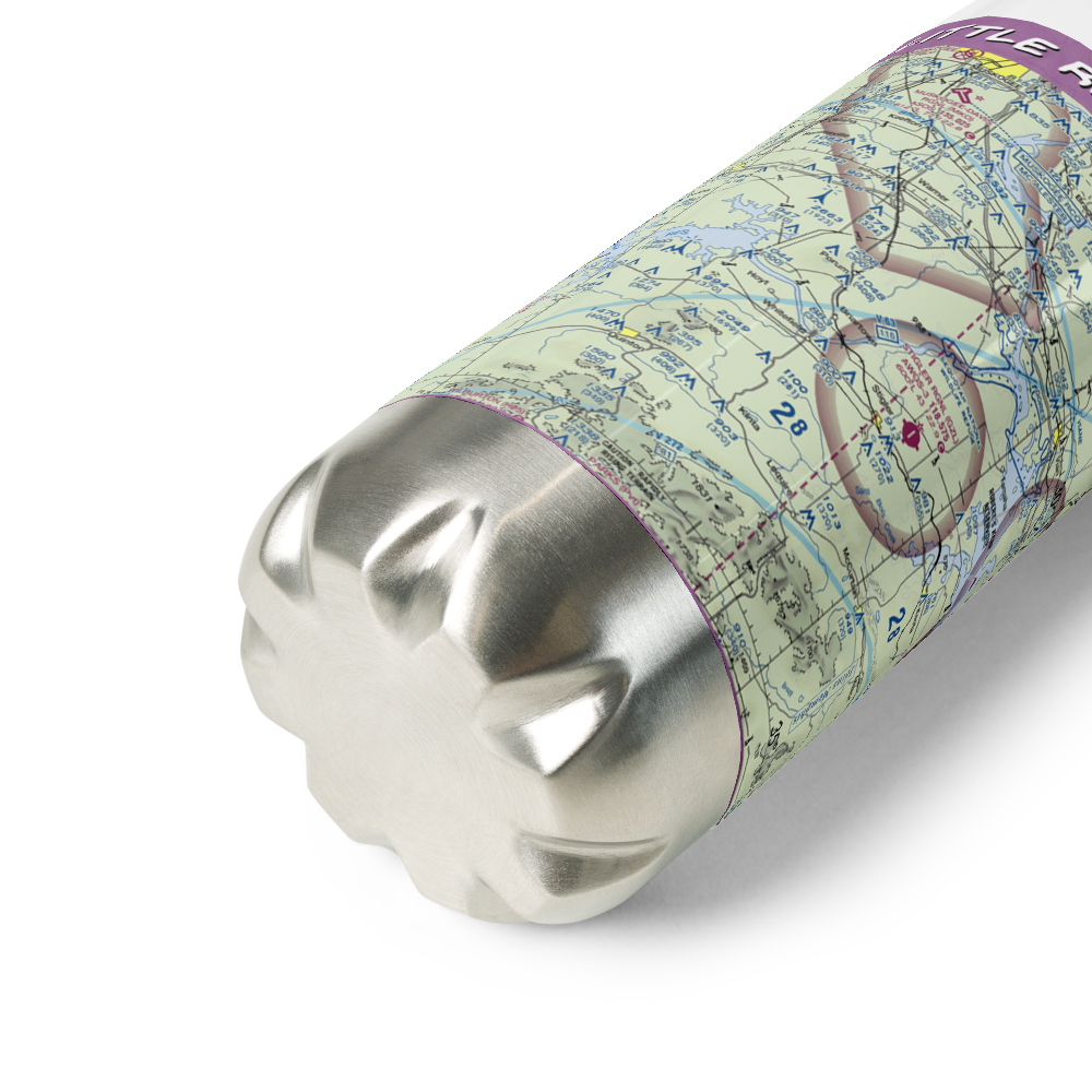 Little River Ranch Airport (79OK) VFR Sectional Water Bottle 
