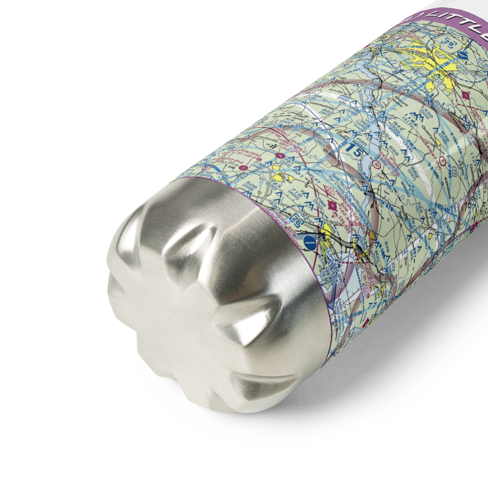 Little Britain Airport (79PA) VFR Sectional Water Bottle 