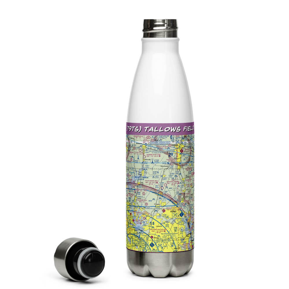 Tallows Field (79TS) VFR Sectional Water Bottle 