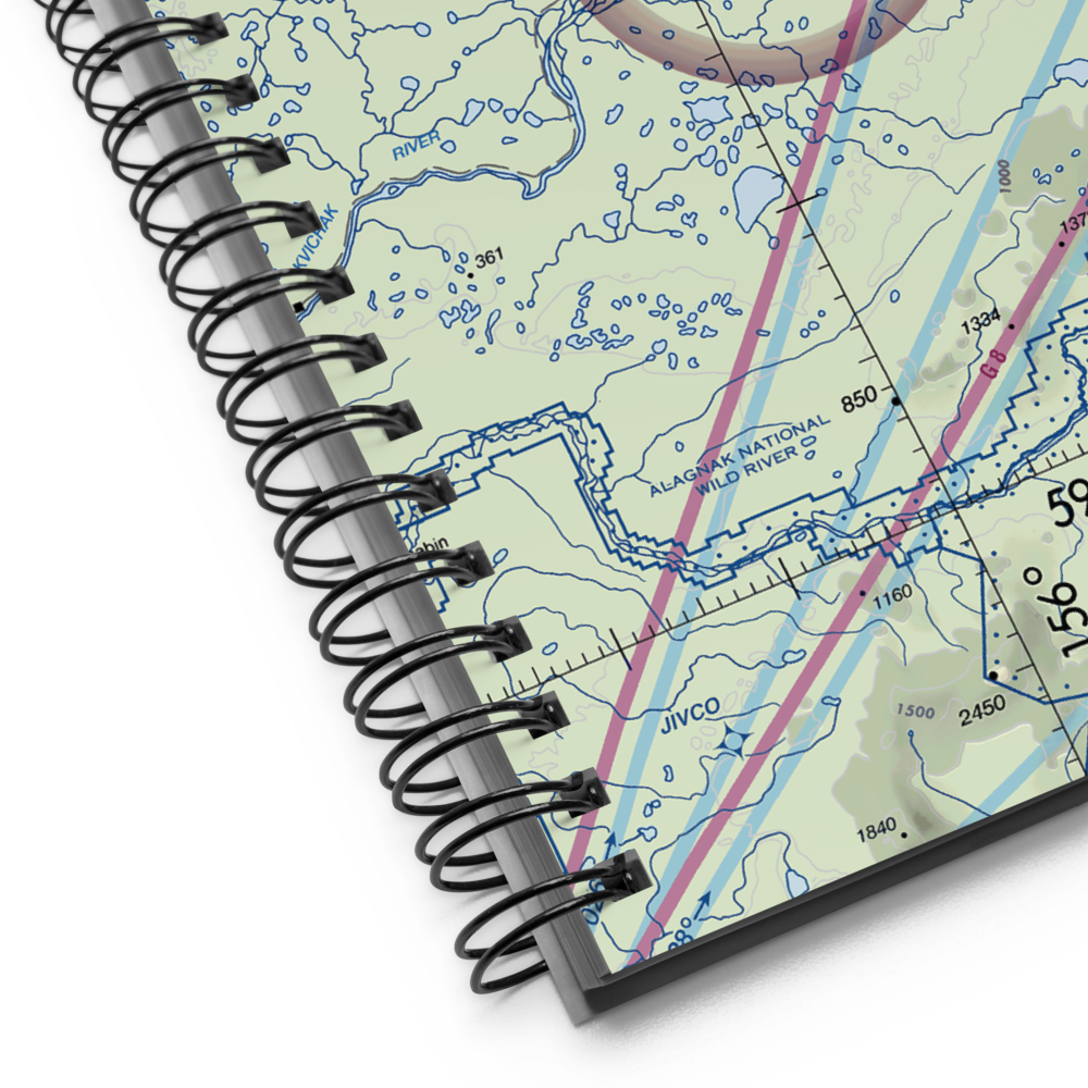 Igiugig Airport (IGG) VFR Sectional Notebook 