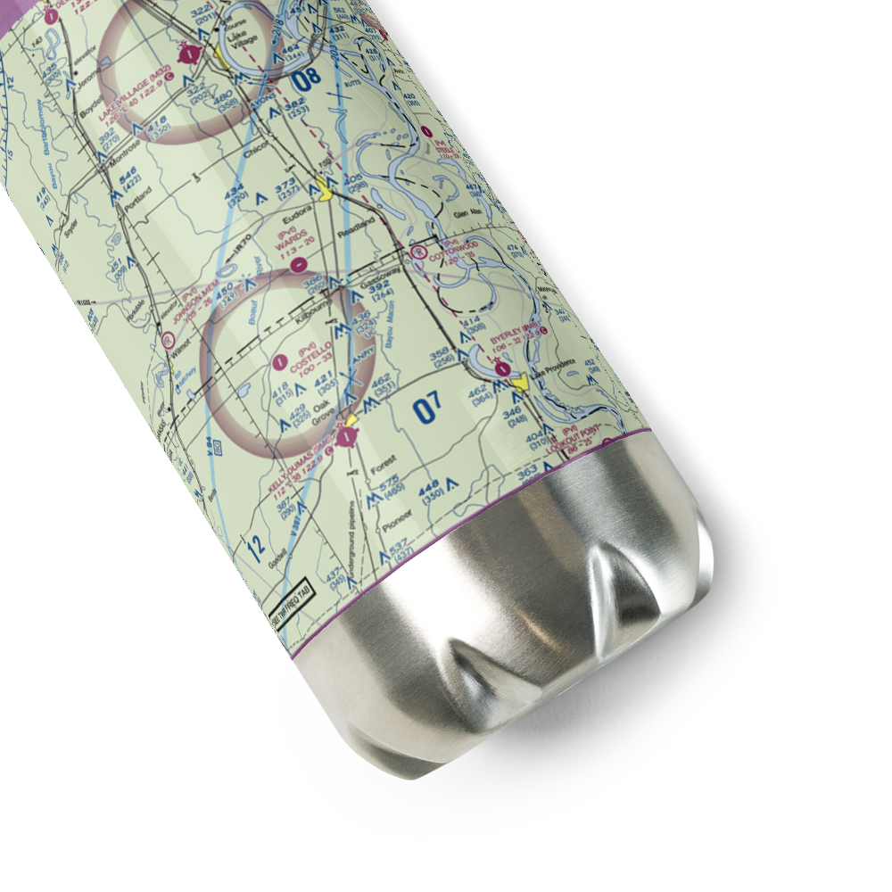 Ward's Airport (7AR1) VFR Sectional Water Bottle 