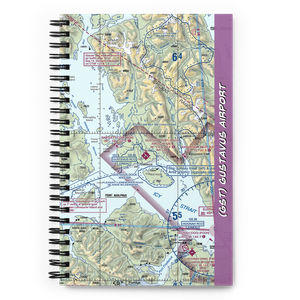 Gustavus Airport (GST) VFR Sectional Notebook