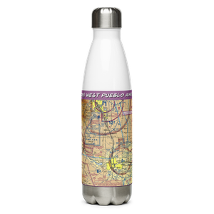 West Pueblo Airport (7CO8) VFR Sectional Water Bottle