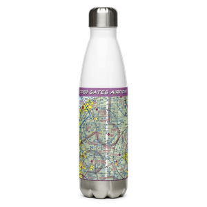 Gates Airport (7D8) VFR Sectional Water Bottle