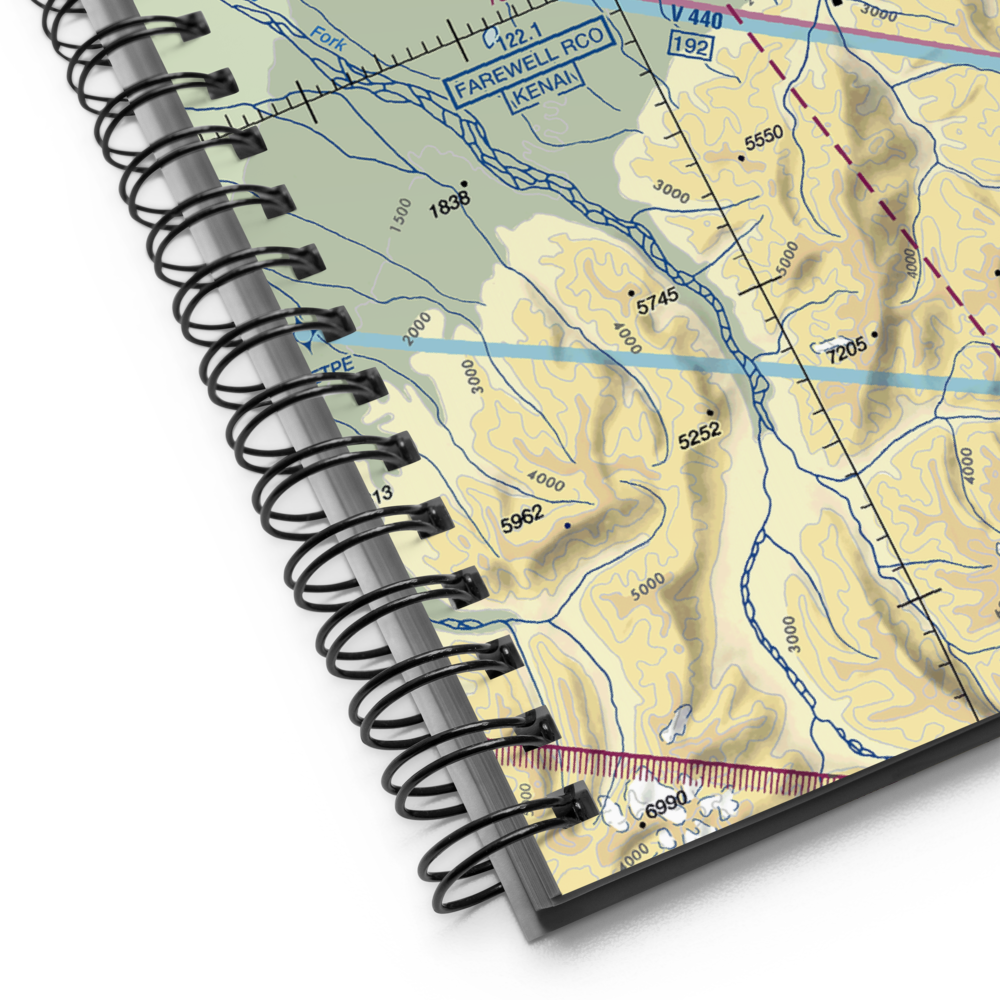 Farewell Airport (0AA4) VFR Sectional Notebook 