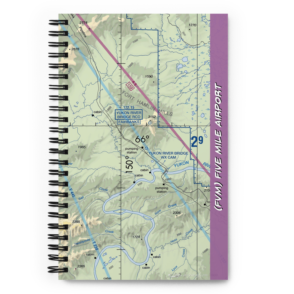 Five Mile Airport (FVM) VFR Sectional Notebook 