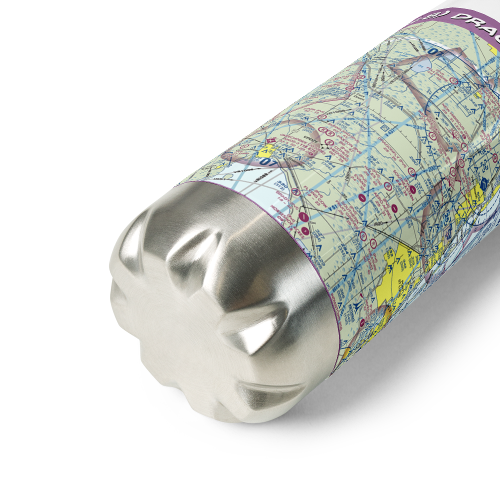 Dragonfly Airport (7FL8) VFR Sectional Water Bottle 