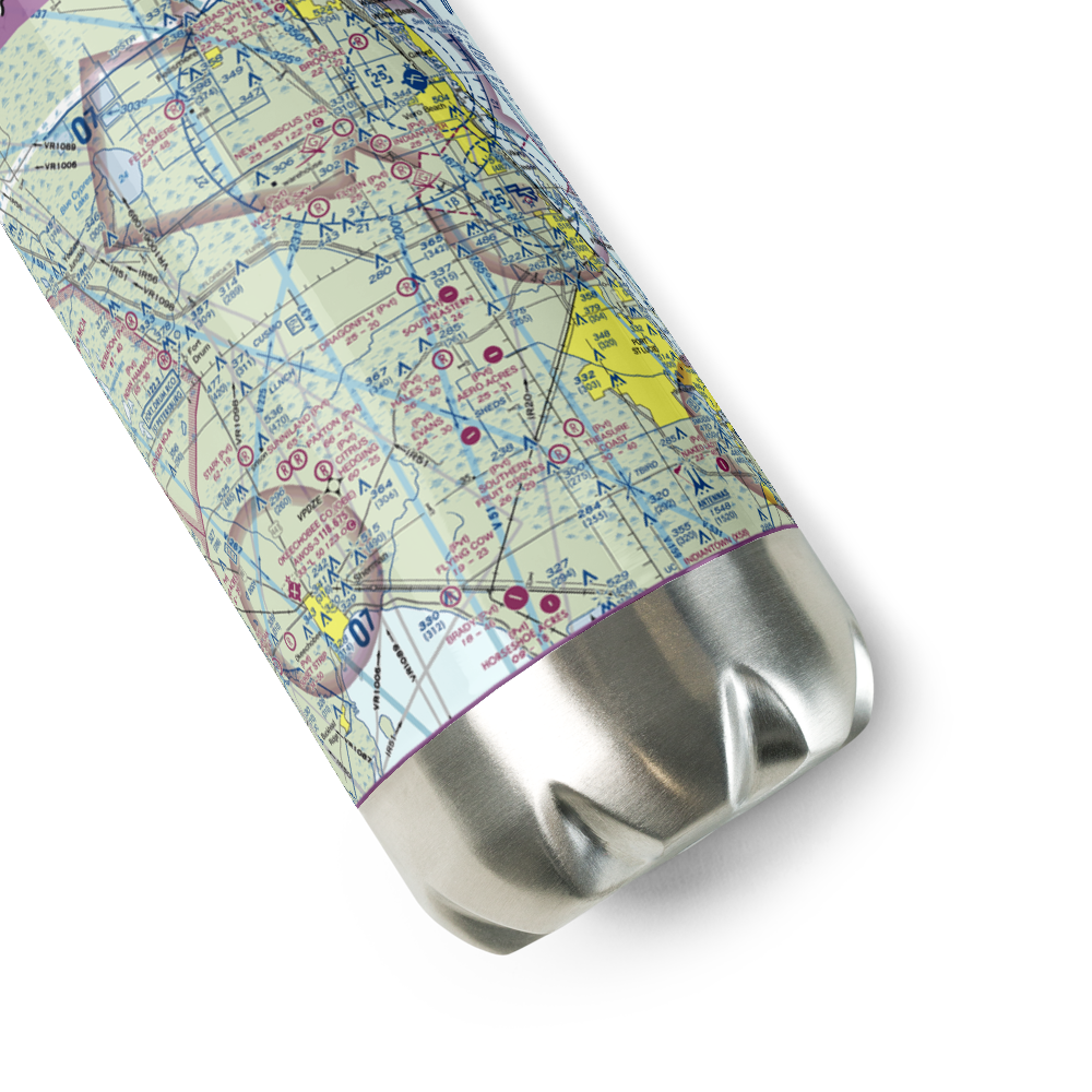 Dragonfly Airport (7FL8) VFR Sectional Water Bottle 