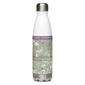 Mc Clusky Municipal Airport (7G2) VFR Sectional Water Bottle