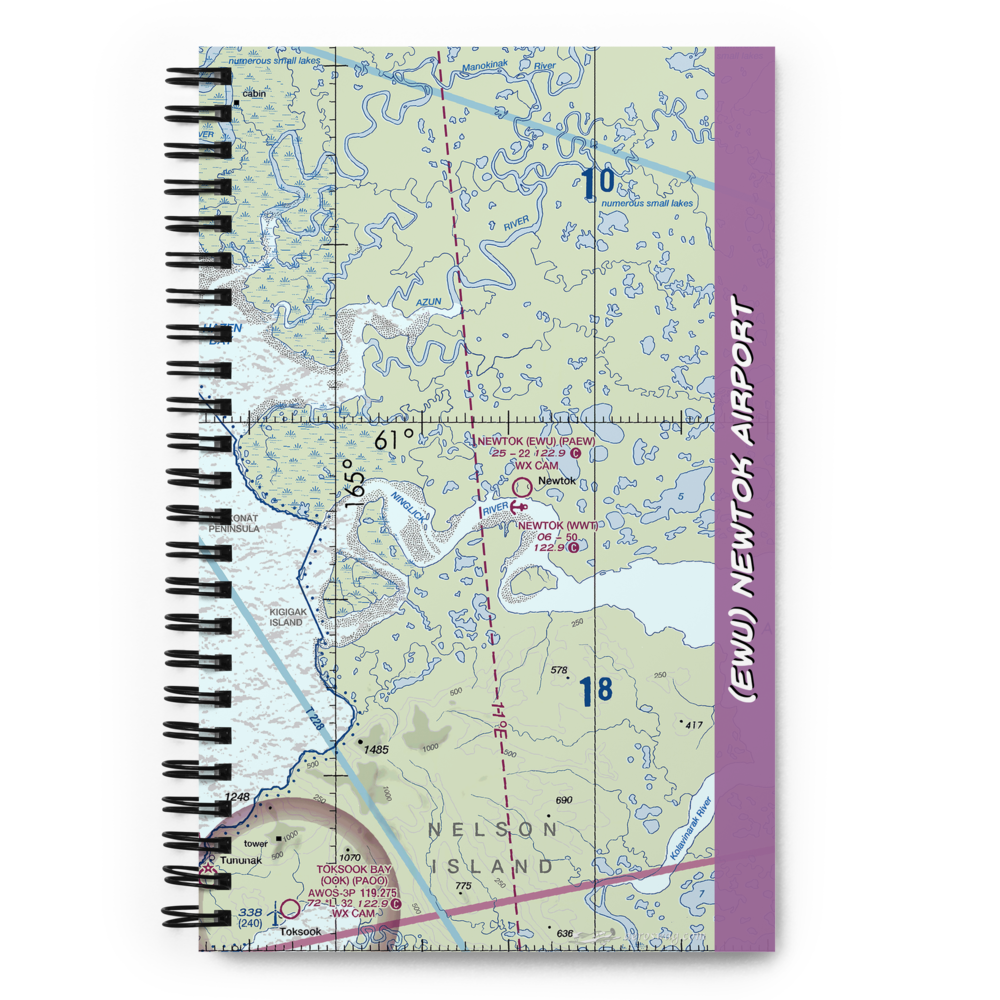 Newtok Airport (EWU) VFR Sectional Notebook 