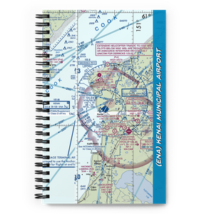 Kenai Municipal Airport (ENA) VFR Sectional Notebook