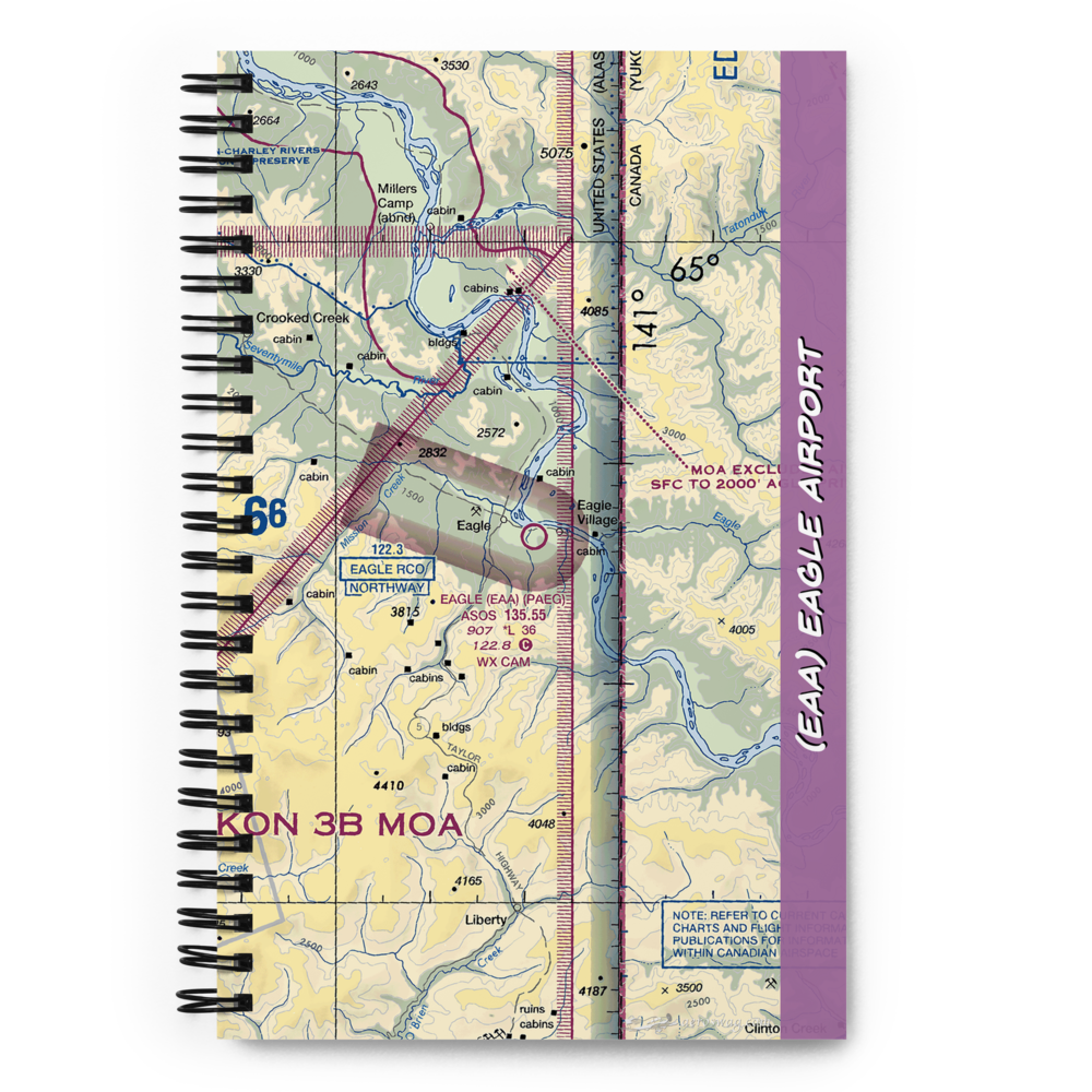 Eagle Airport (EAA) VFR Sectional Notebook 