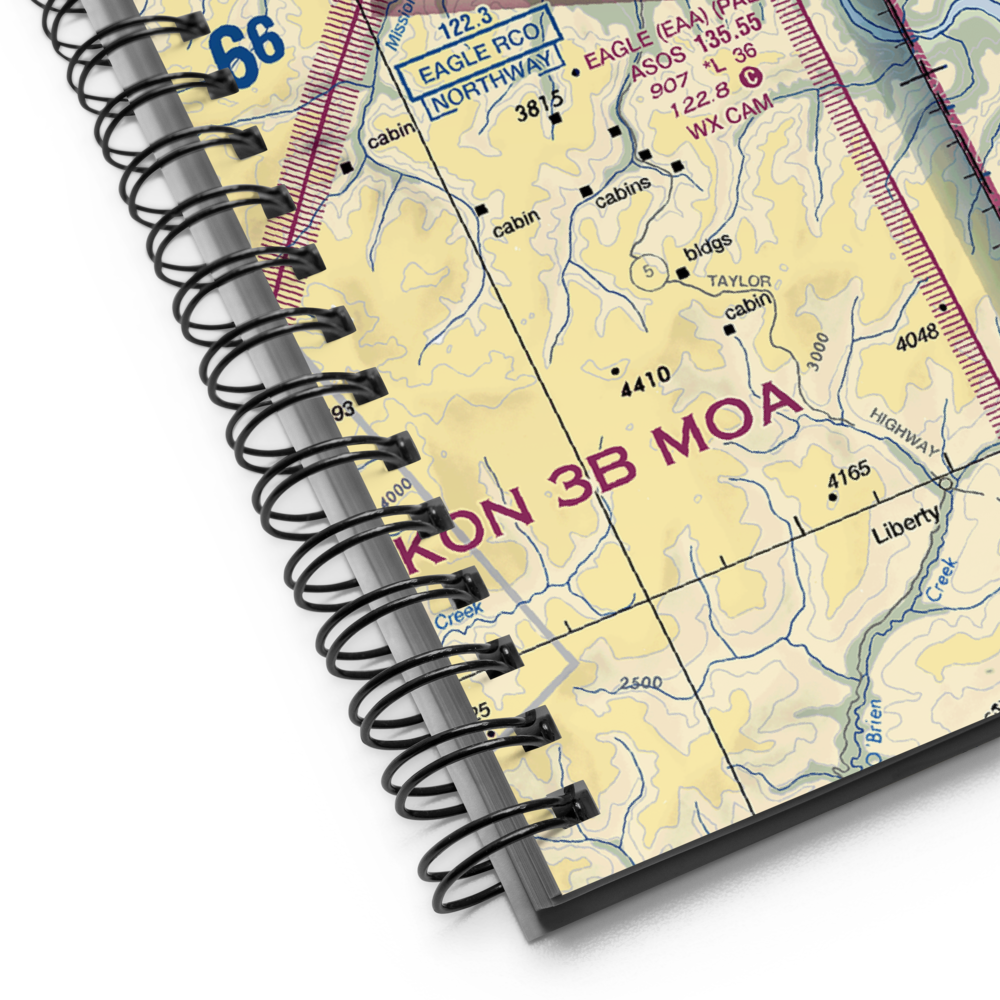 Eagle Airport (EAA) VFR Sectional Notebook 