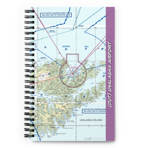 Unalaska Airport (DUT) VFR Sectional Notebook