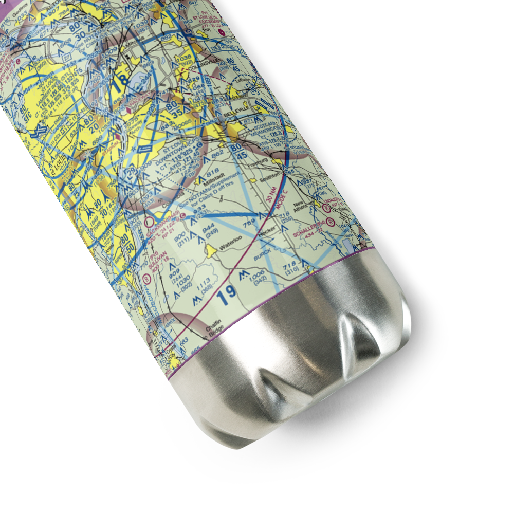 Aero Estates Airport (7IS2) VFR Sectional Water Bottle 
