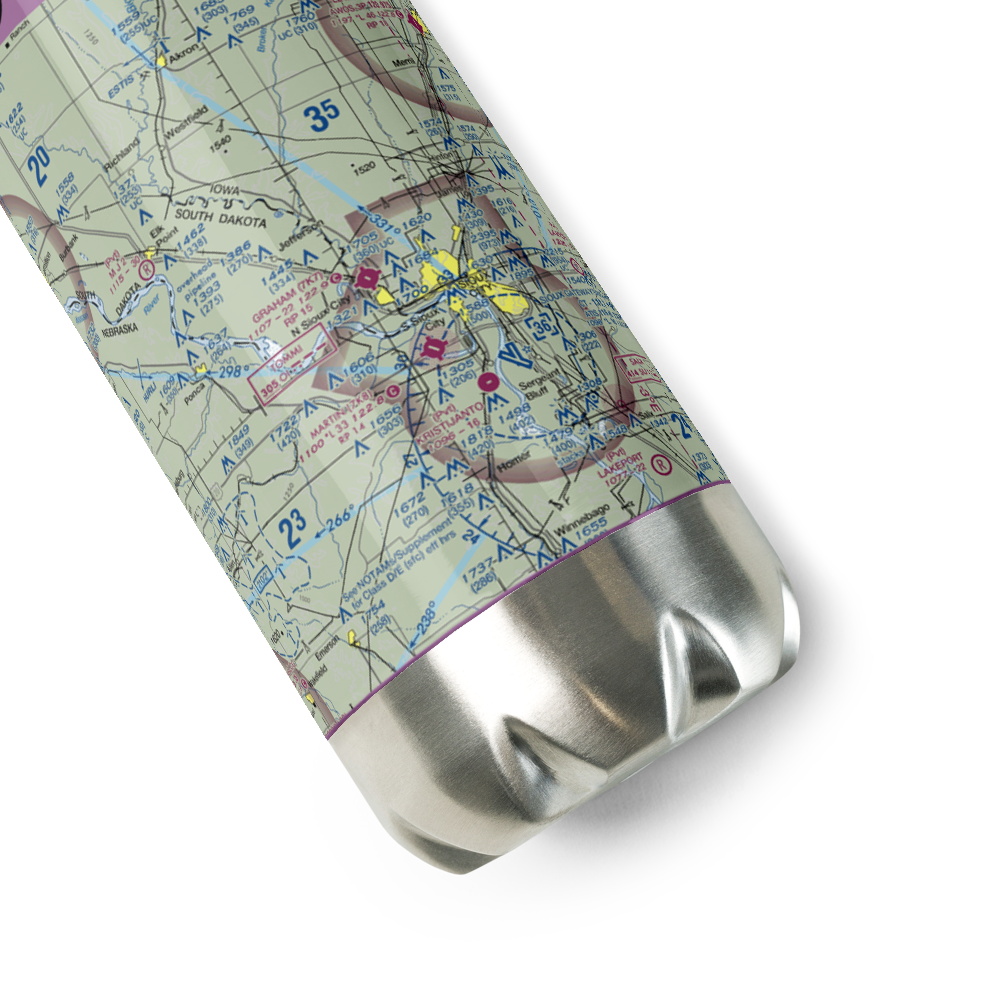 Graham Field (7K7) VFR Sectional Water Bottle 