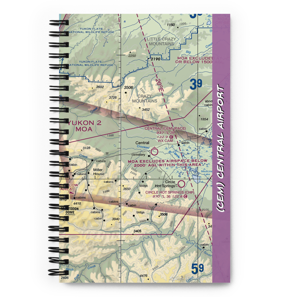 Central Airport (CEM) VFR Sectional Notebook 